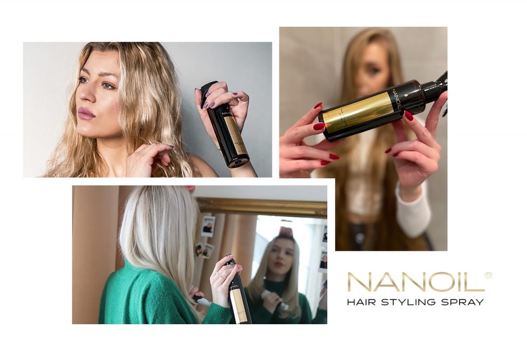 hair styling spray Nanoil