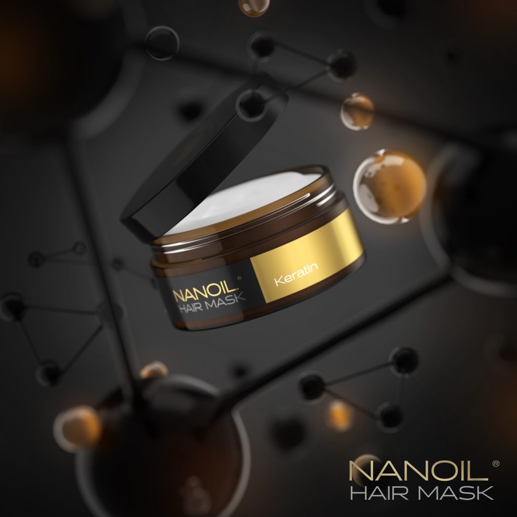 Искате ли бързо да подсилите косата си? Опитайте Nanoil Hair Mask, богата на кератин